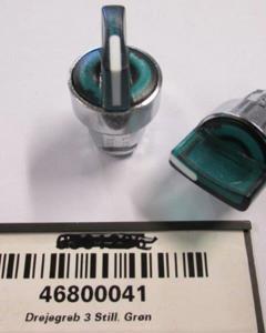 Turnable Handle 3 Pos.. Green